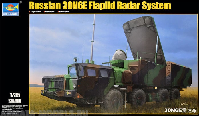 01043 Автомобиль Russian 30N6E Flaplid Radar System  (1:35) Trumpeter