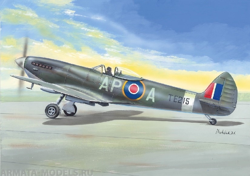 AZ7633 Spitfire HF.Mk.IX "Bubble canopy" AZmodel Plastic kits