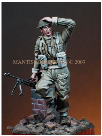 35004ALP British Infantryman - NW Europe 1944-45 Mantis Miniatures