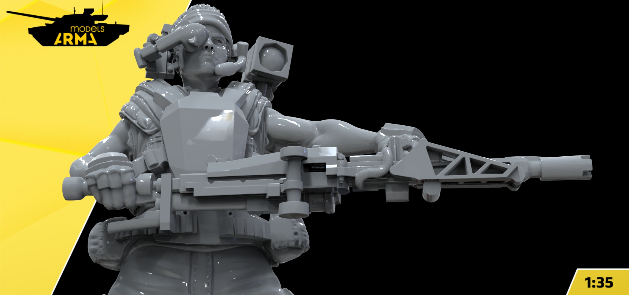 AM36081 Колониальный морской пехотинец 1 (Marines 1) (Не для свободной продажи) Arma Models