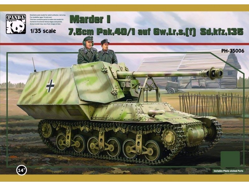 PH35006  Marder I 7,5cm Pak 40/1 auf Gw.Lr.s(f) Sd.Kfz. 135 1/35