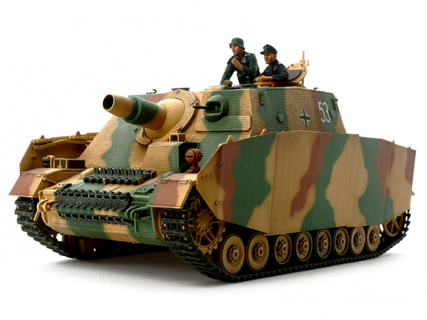 35353 Самоходное орудие Sturmpanzer IV BRUMMBAR, поздняя версия  с 2 фигурами Tamiya