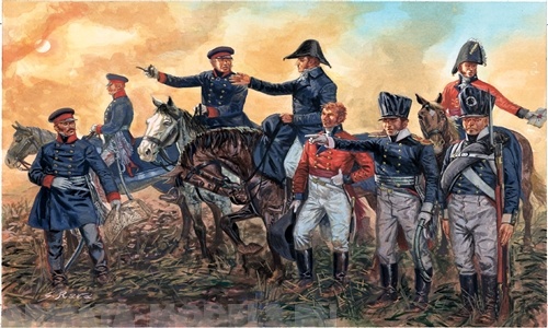 6873ИТ Солдаты Allied General  Staff Italeri