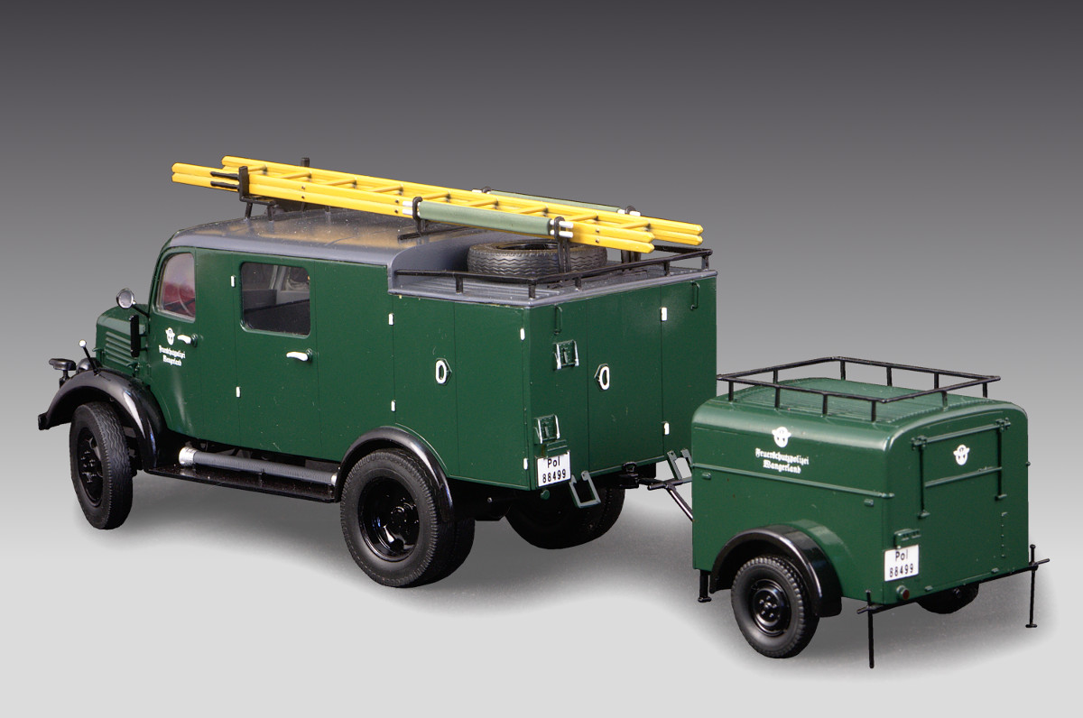 35526 L1500S LLG - Германская легкая пожарная машина, 2МВ ICM