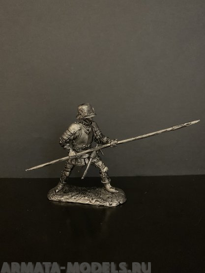 4112ТБ Швейцарец, пикинер в полном доспехе, в закрытом шлеме Три Богатыря