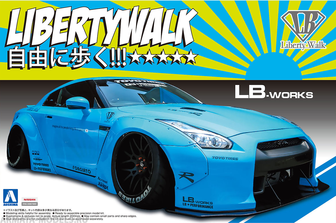 05402 Nissan GT-R LB Works Ver.1 Aoshima