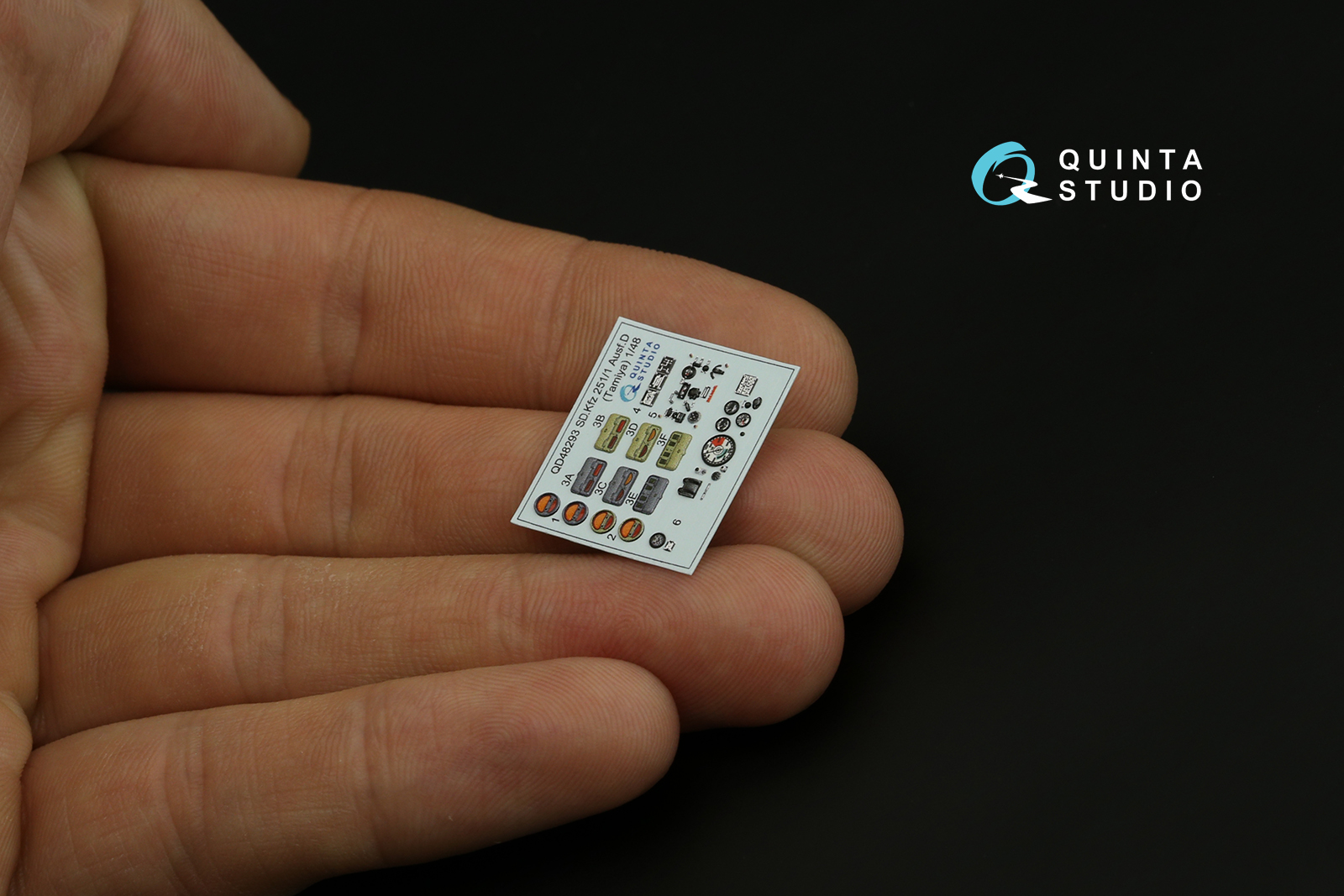 QD48293 3D Декаль интерьера кабины Sd.Kfz 251/1 Ausf.D (Tamiya)