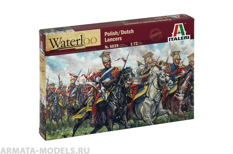 6039ИТ Солдатики Polish - Dutch Lancers (Napoleonic Wars) Italeri