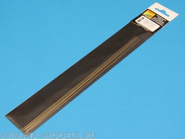 ABR-BR-10  Дополнения для  Brass  round rods ? 1,0mm length 250mm x 5 pcs. для