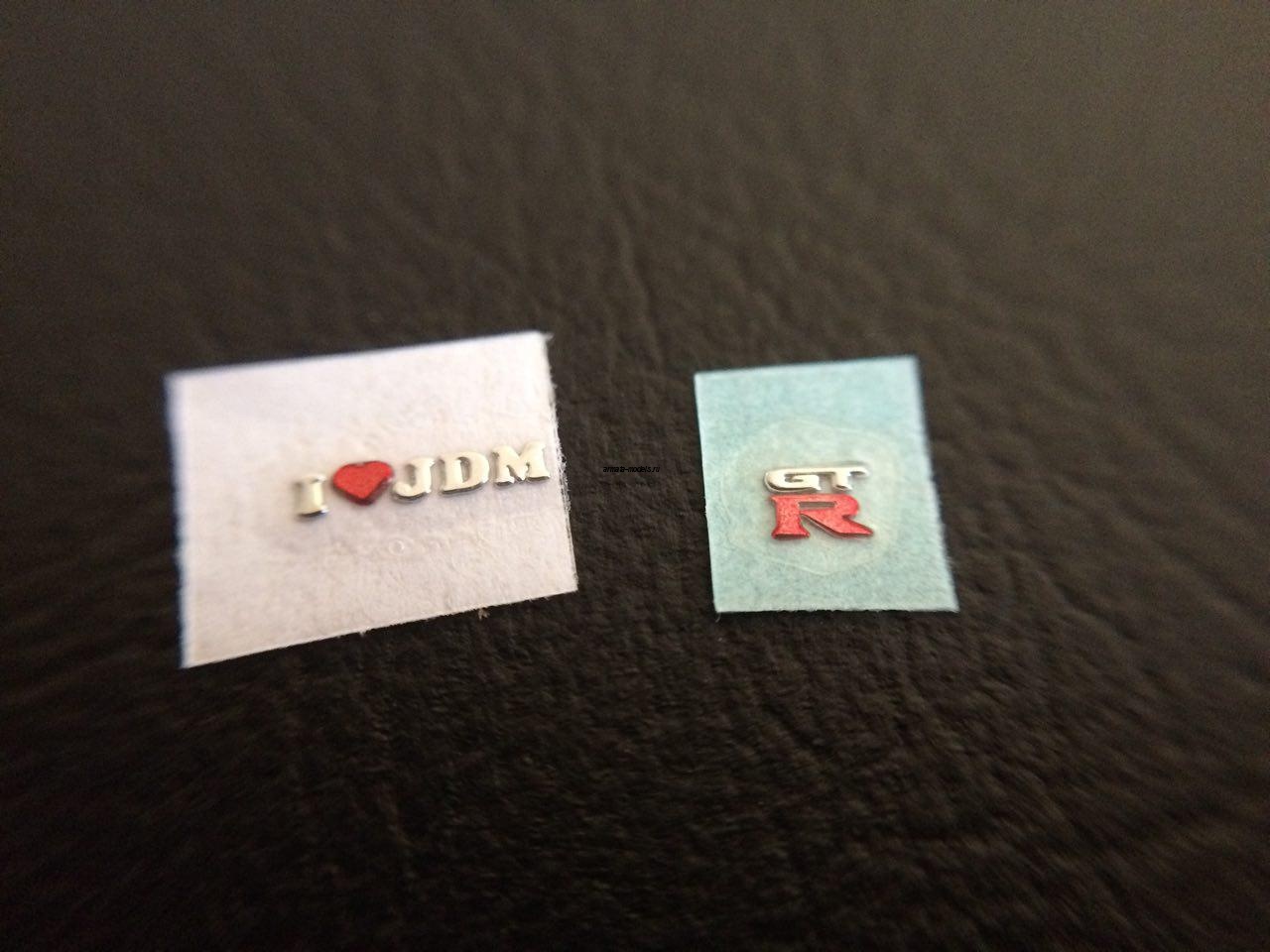 AISM-0009 Металлостикер JDM GTR