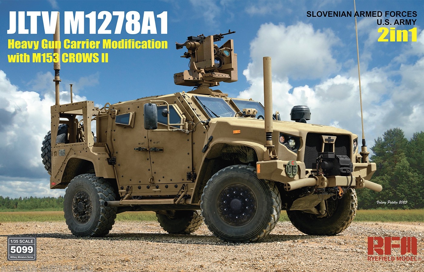 RM-5099 БРОНЕАВТОМОБИЛЬ JLTV M1278A1 С M153 CROWS II Rye Field Model (RFM)