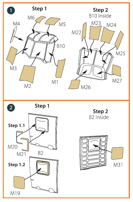 CPA72051 UH-2A/B Seasprite - маски