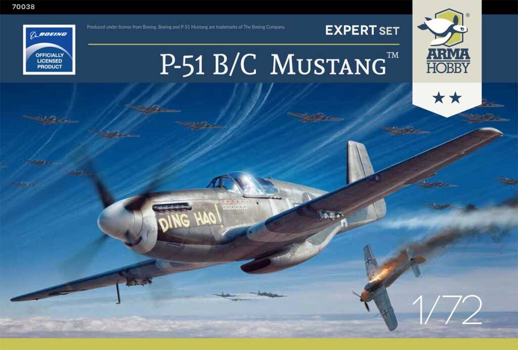 AH70038 P-51 B/C Mustang™ Arma Hobby
