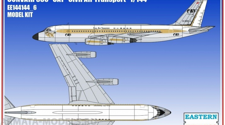 ЕЕ144144_6 Авиалайнер CV880 CAT Восточный экспресс