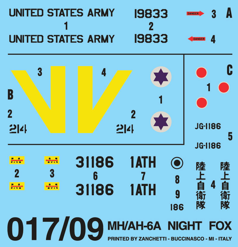 017ИТ Вертолет АН-6 Night Fox Italeri