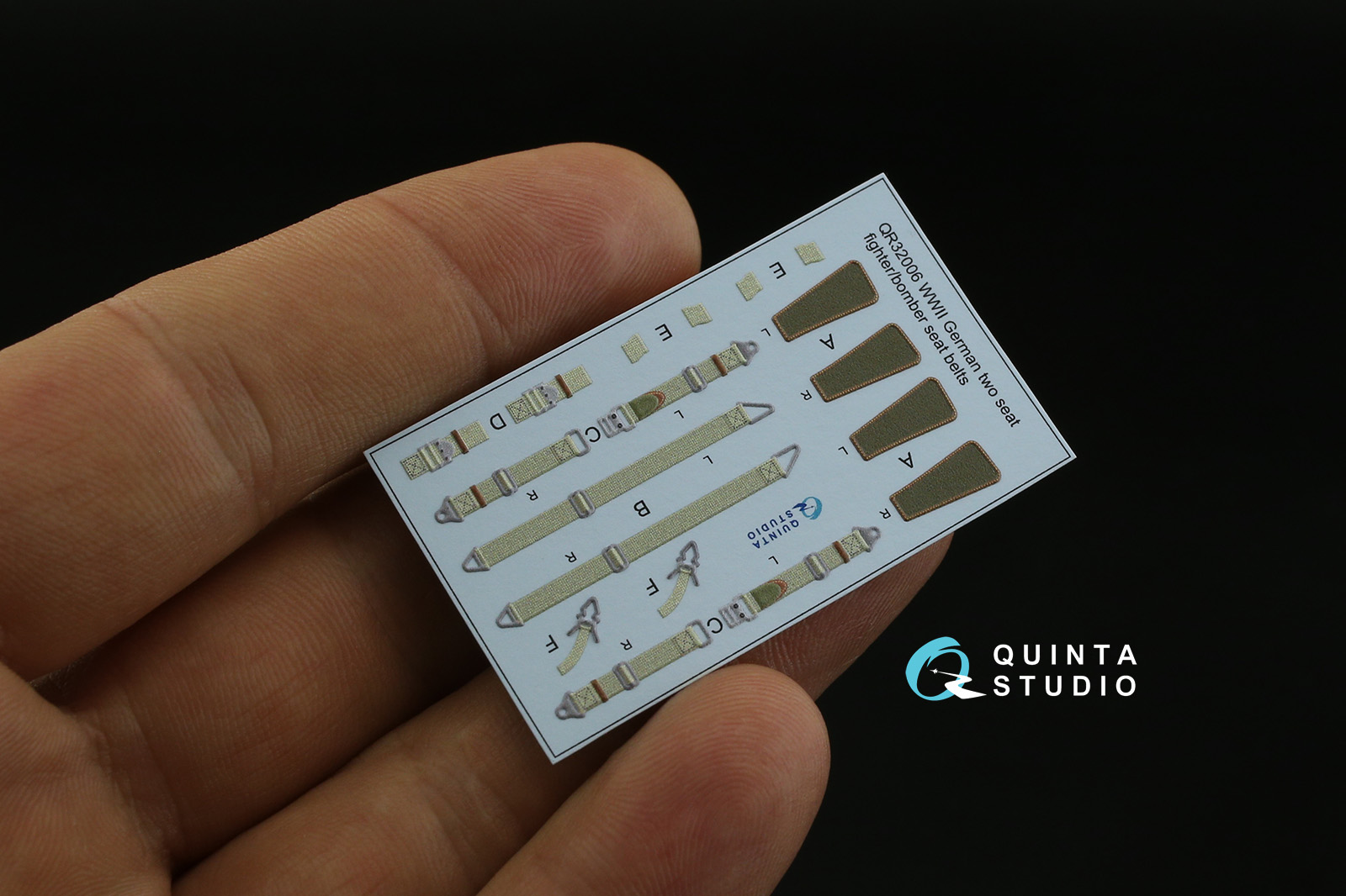 QD32087 3D Декаль интерьера кабины Ju87 D/G (Trumpeter)