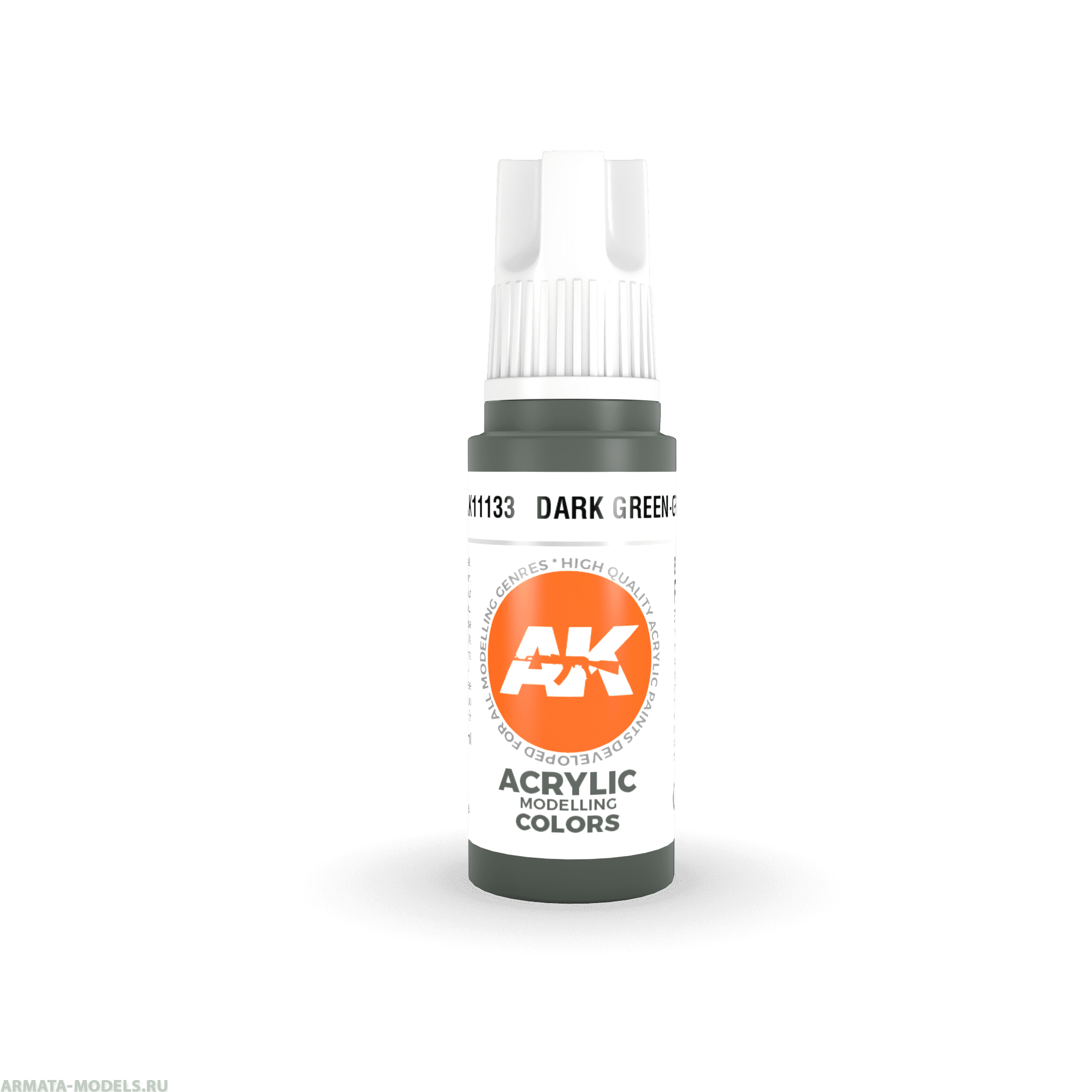 AK11133 Краска акриловая Dark Green-Grey 17ml