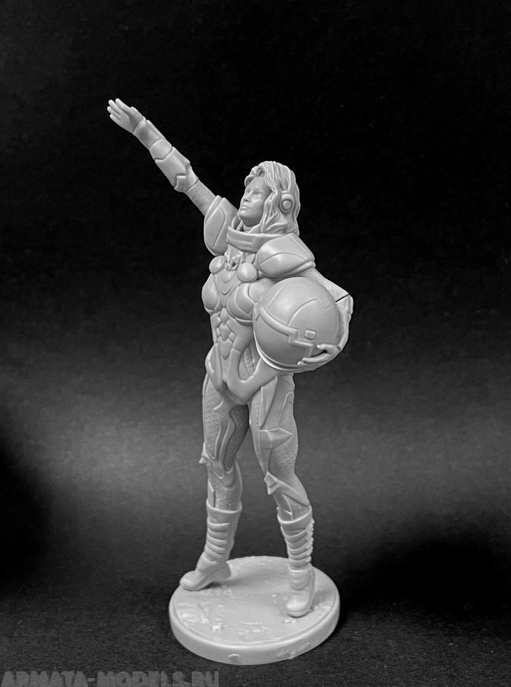 CHM-75050. Sci-Fi: Красный космос. 75 мм. Материал - смола. Chronos Miniatures