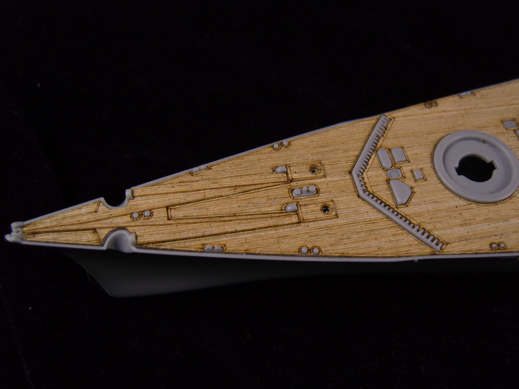 AW20014 Деревянная палуба для DKM Tirpitz