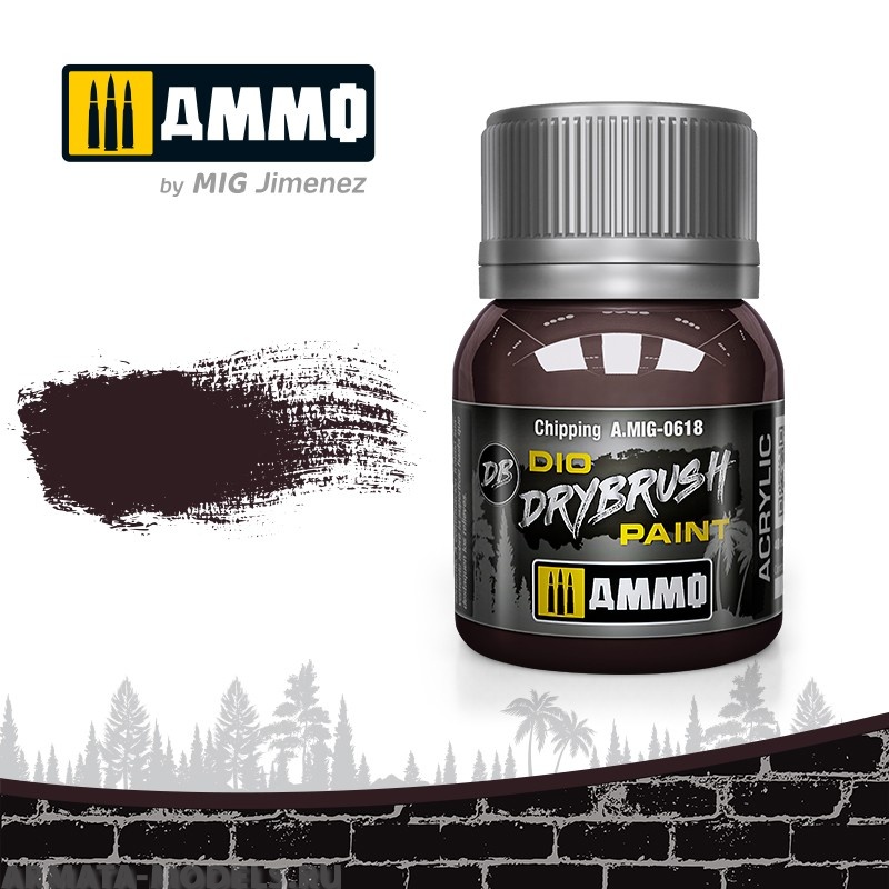 AMIG0618 Ammo Mig Краска акриловая DRYBRUSH  CHIPPING