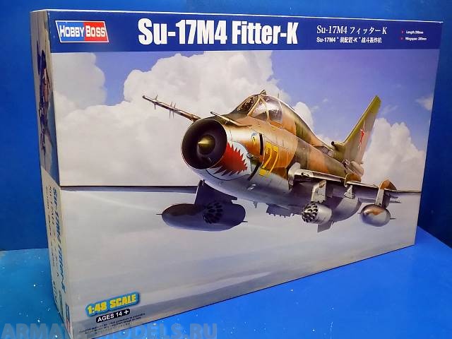 81758 Самолет Su-17M4 Fitter-K Hobby Boss