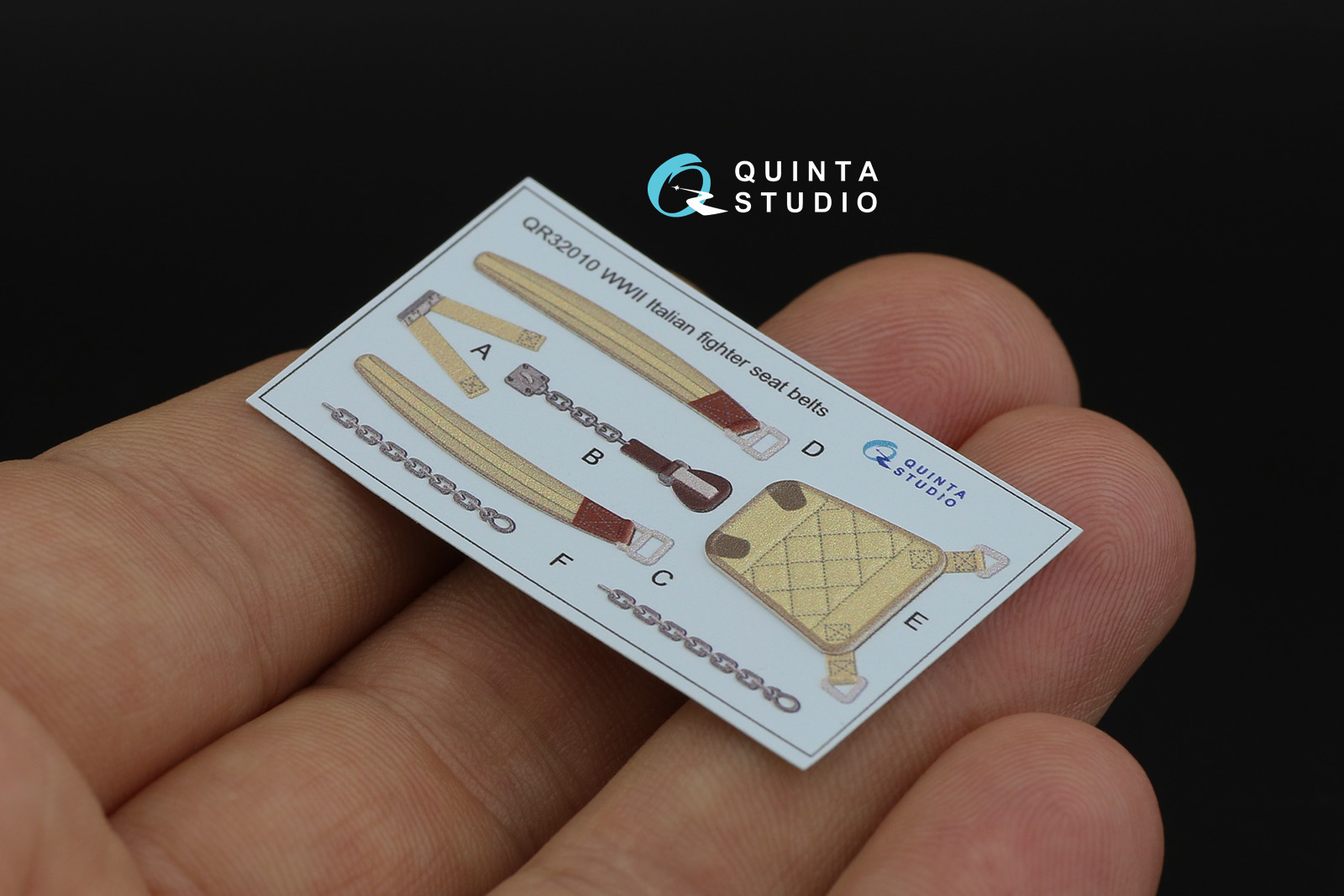 QD32104 3D Декаль интерьера кабины Fiat CR.42 (ICM)