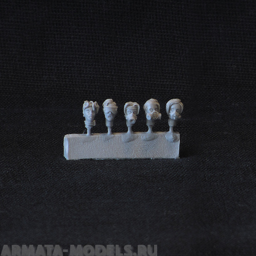 fem-heads post-apoc female heads (5 pcs) BROTHER VINNI's