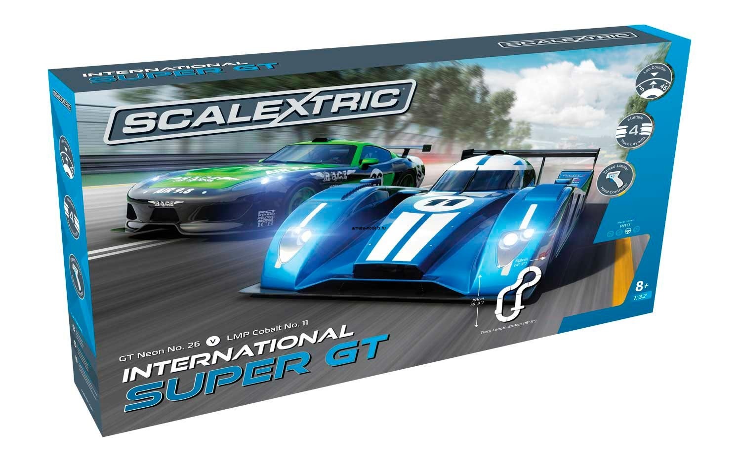 C1369 Подарочный набор Scalextric International GT set