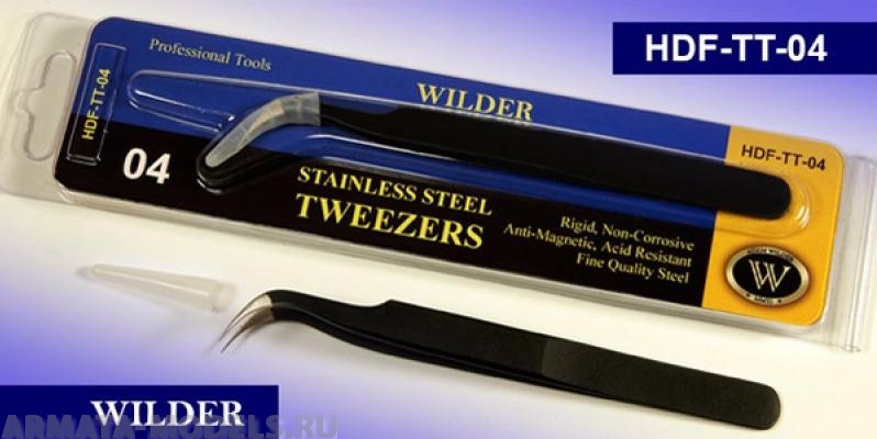 TT-04 Пинцет из нержавеющей стали, антимагнитный, тонкий, острый. Профессиональный инструмент.