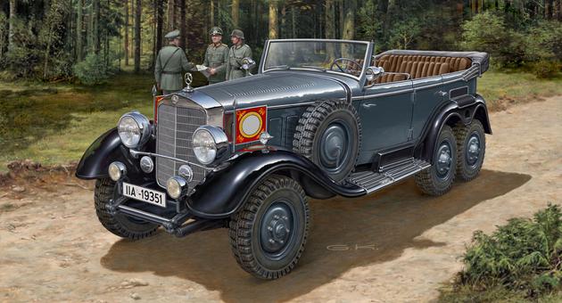 03235 Германский обслуживающий автомобиль G4 (1939) Revell