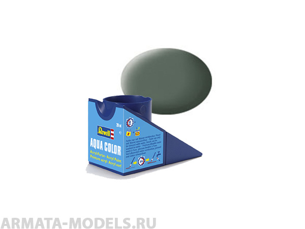 36167 Аква-краска зеленовато-серая матовая
