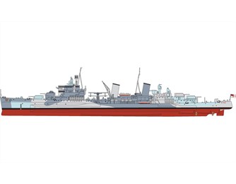 A04212V Крейсер HMS Belfast Airfix