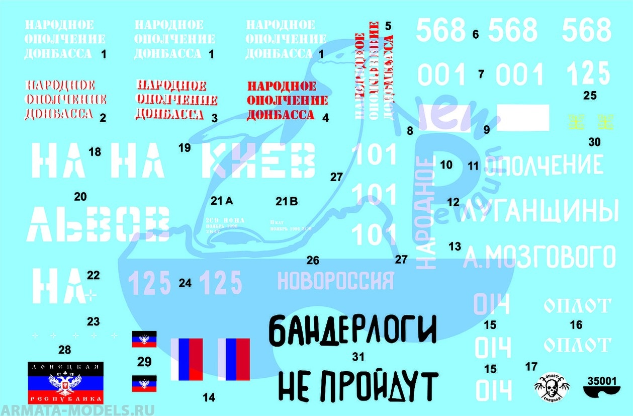 35001P Броня Донбасса, ч.1 (Armor of Donbass, Part 1) - Бронетехника Новороссии