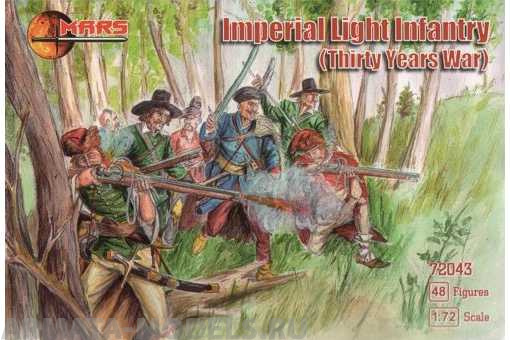 72043MR Фигуры Imperial Light Infantry (Thirty Years War) 1/72 Mars Mars