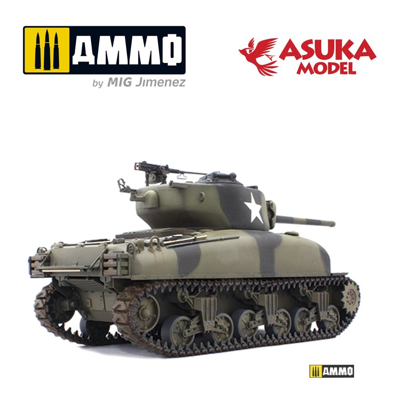 ASUKA35047 Сборная модель M4A176MM SHERMAN ASUKA