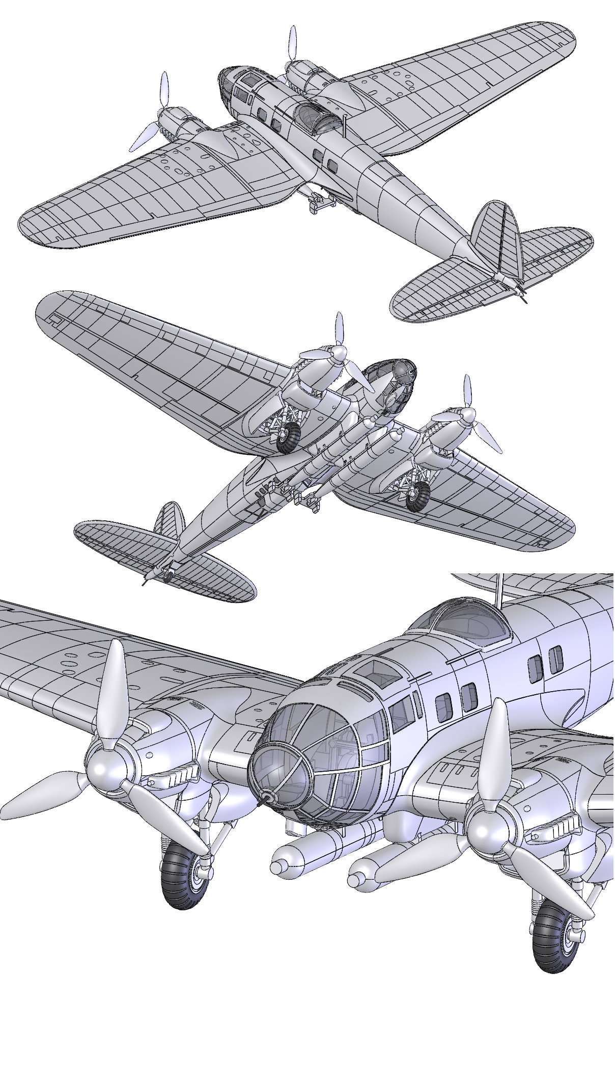 Rod341 Самолет Heinkel He111 H-6 Roden