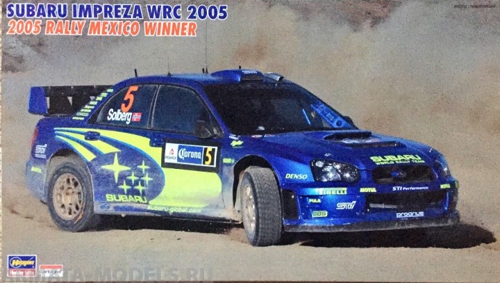 25035 Автомобиль SUBARU IMPREZA WRC 2005 Hasegawa