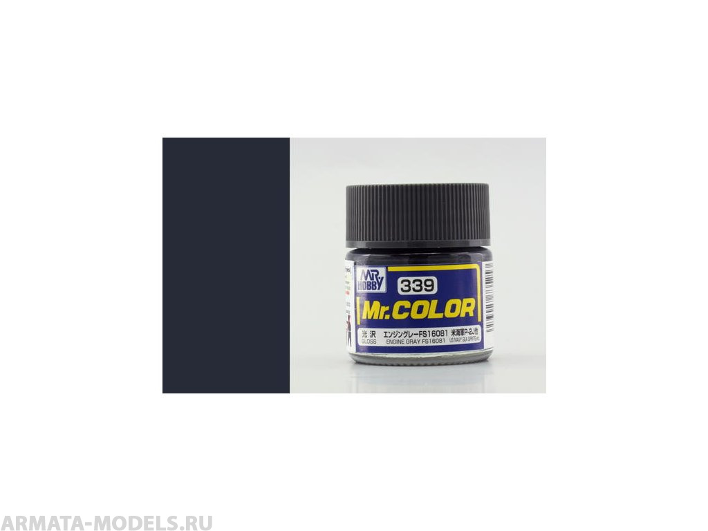 C339 Краска 10мл  ENGINE GRAY FS16081