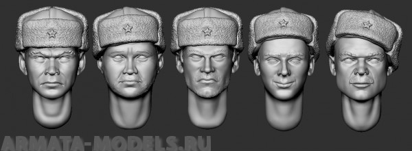 ARM356068 Советские солдаты в ушанках ВОВ , №1 ARMOR35