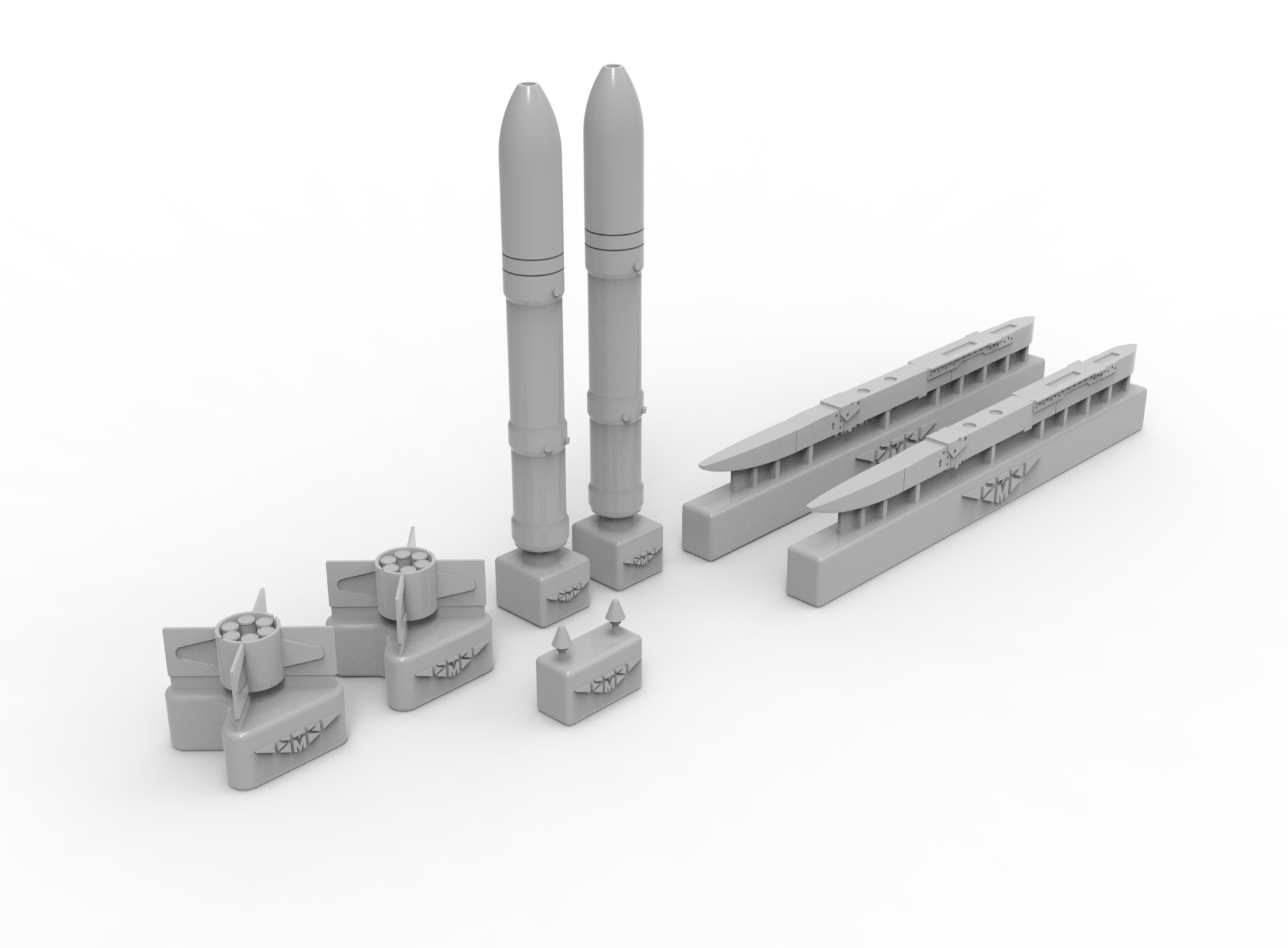 48273-1TMP НЕУПРАВЛЯЕМАЯ РАКЕТА С-24 Temp Models