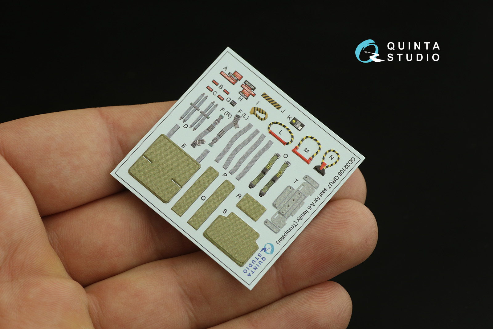 QD32108 3D Декаль интерьера кабины A-6A (Trumpeter)