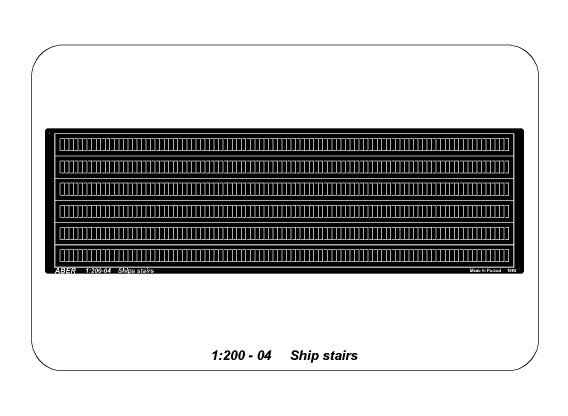 ABR-1:200-–-04  Дополнения для  Ship stairs для  1/200