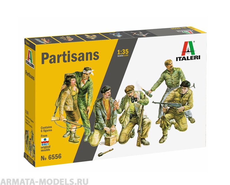 6556ИТ Солдаты PARTISANS Italeri