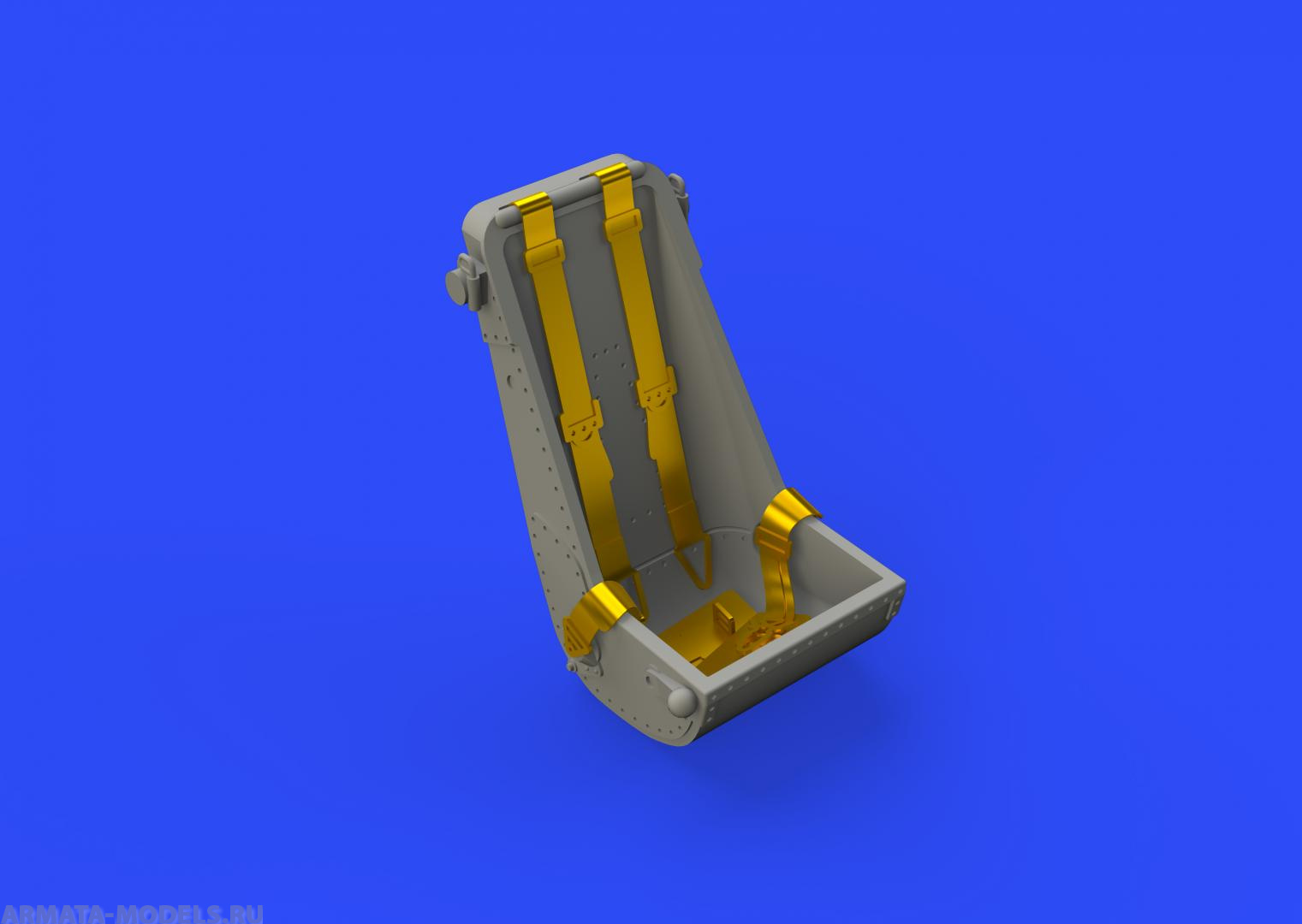 648329ED Кресло Bf 109F seat early 1/48