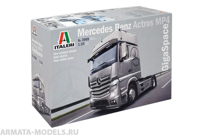 3905ИТ Грузовик MERCEDES BENZ ACTROS MP4 GIGA Italeri