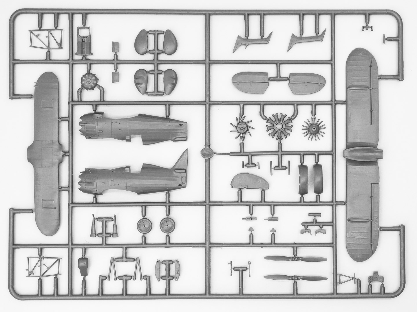 72061 И-15 Chato истребитель-биплан ВВС Испании ICM