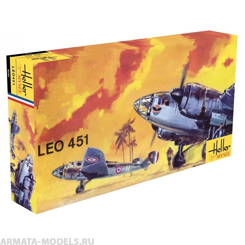 80389 Самолёт LEO 451  (1:72) Heller