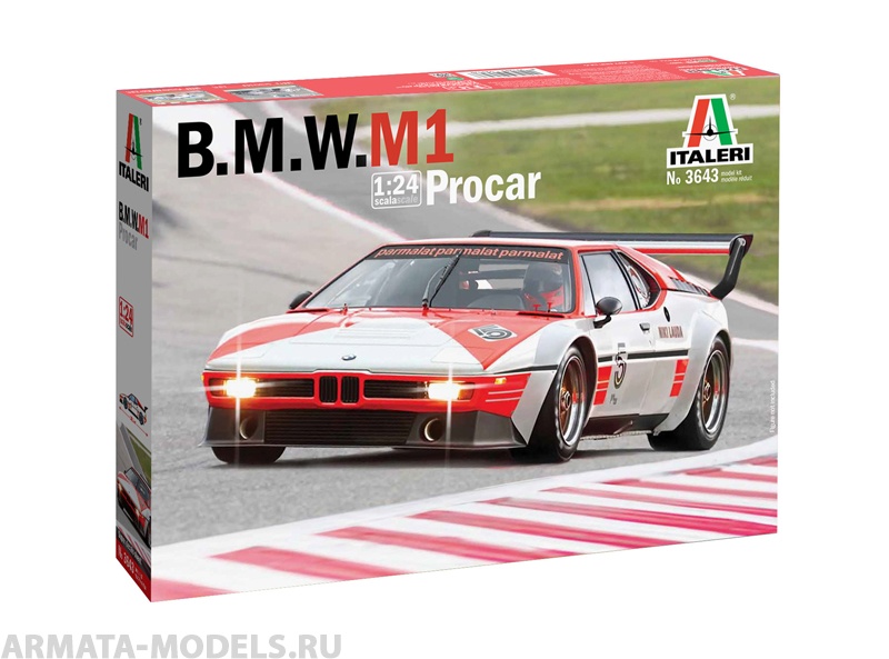 3643ИТ Автомобиль B.M.W. M1 Procar Italeri