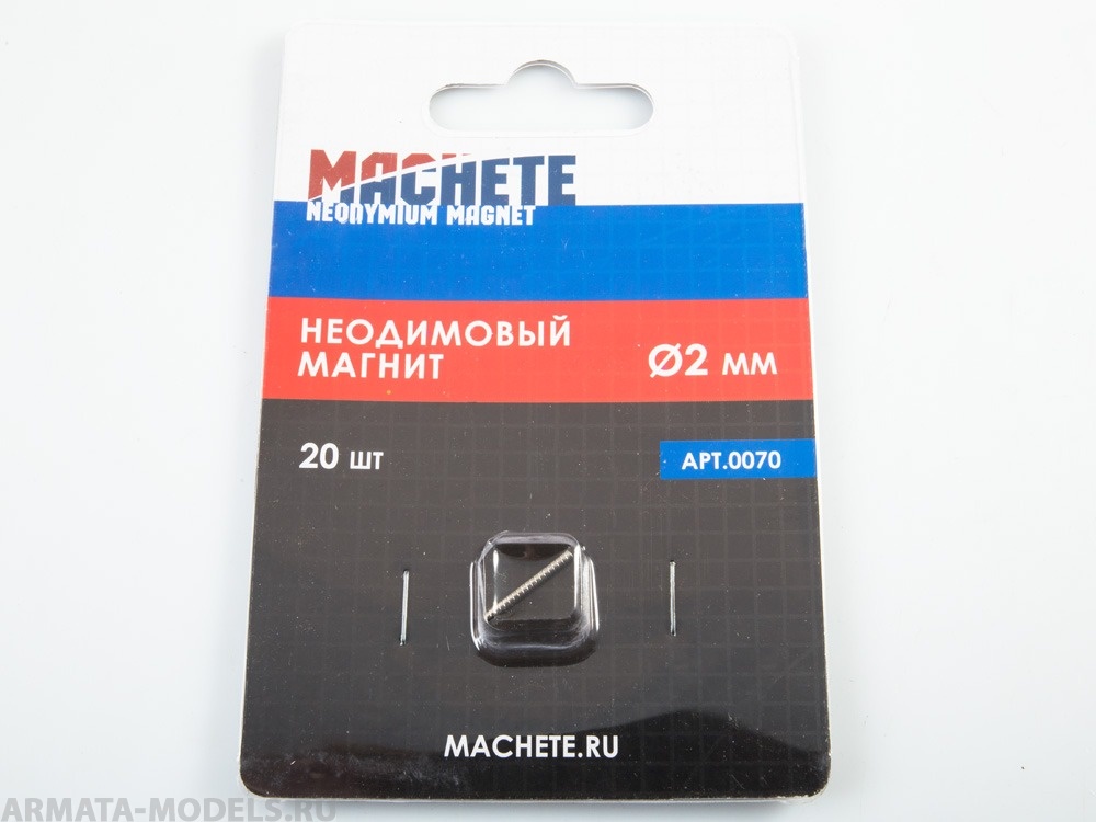 0070MCH Неодимовый магнит 2 мм, 20 шт