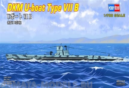 87008 Подводная лодка: U-boat Type B Hobby Boss